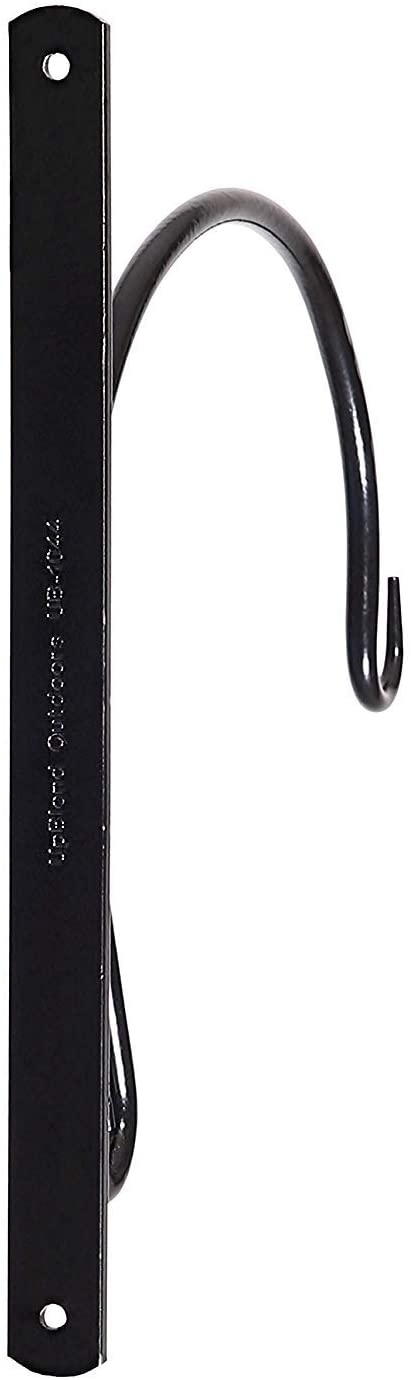Remarkably Sturdy Hanging Plant Bracket, for Heavy Duty Doodads, Elegant Hook for Wind Chimes, Flower Baskets, Decorative Plants, Wind Spinners, Bird Feeders, Indoor & Outdoor Décor