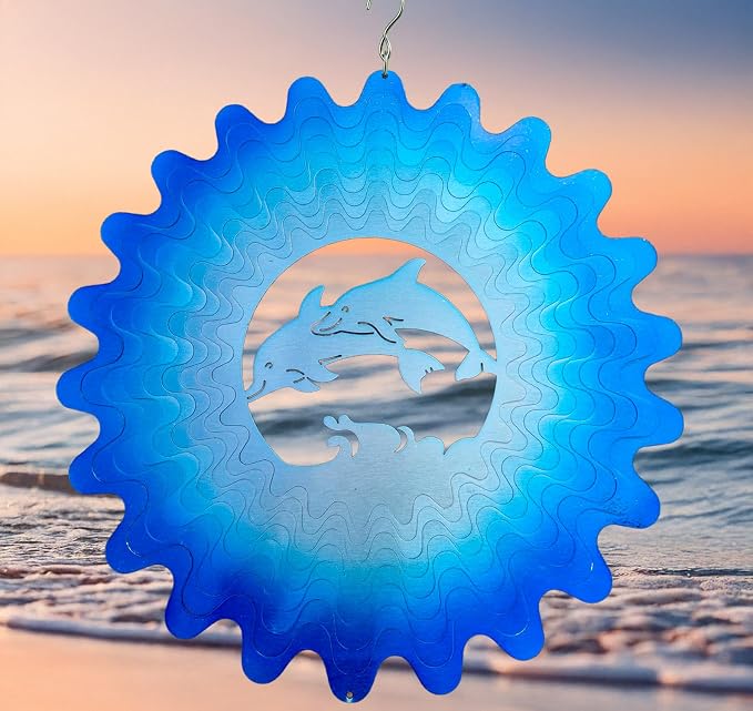 Dolphin wind spinner