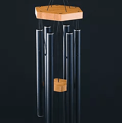 Wailua Black Wind Chime All Cleaned Up